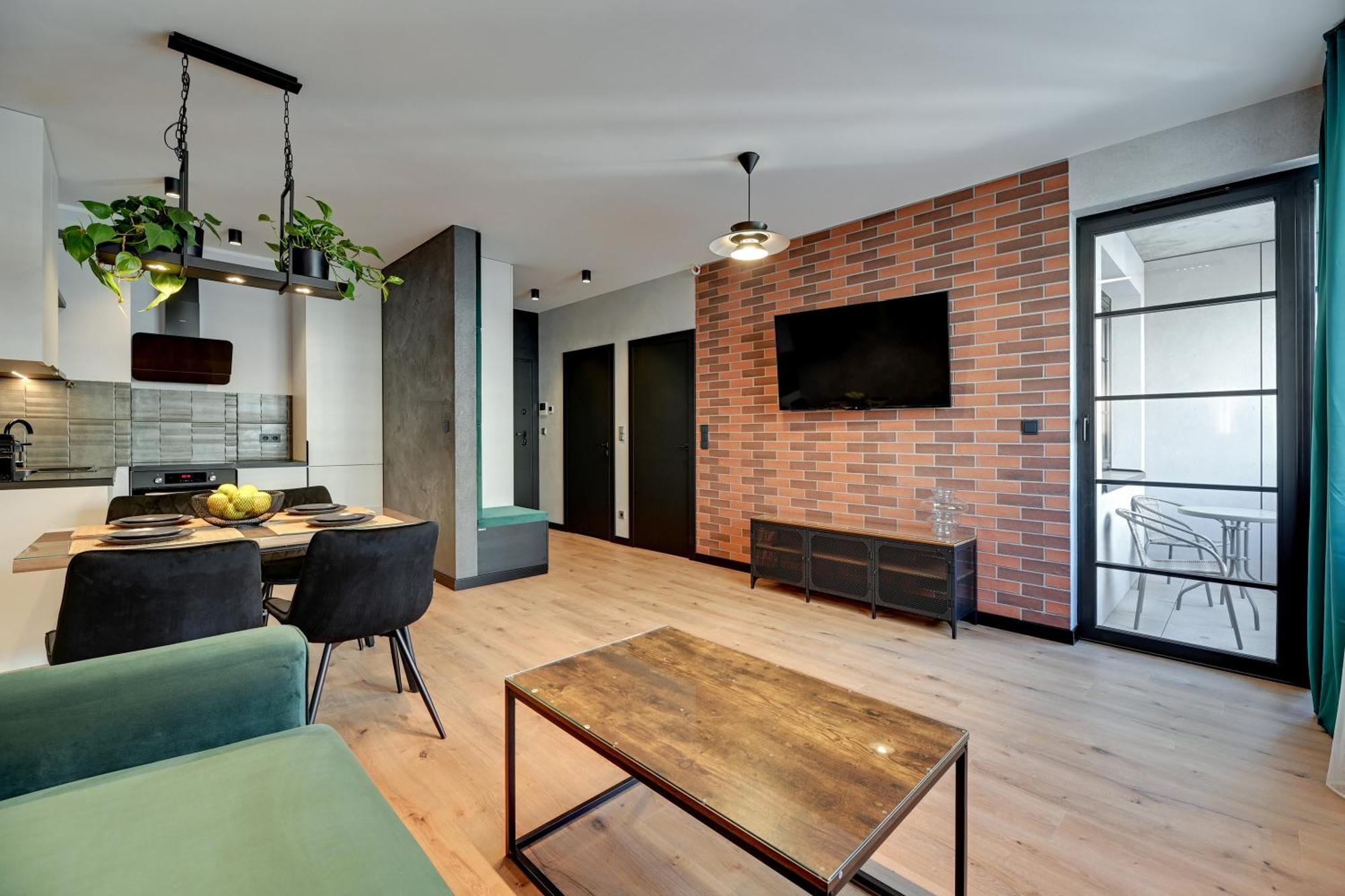 Doki Living - Foodhall & Parking By Downtown Apartments Гданск Екстериор снимка