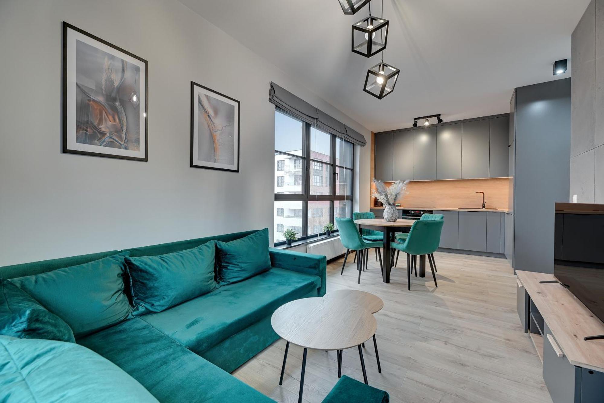 Doki Living - Foodhall & Parking By Downtown Apartments Гданск Екстериор снимка
