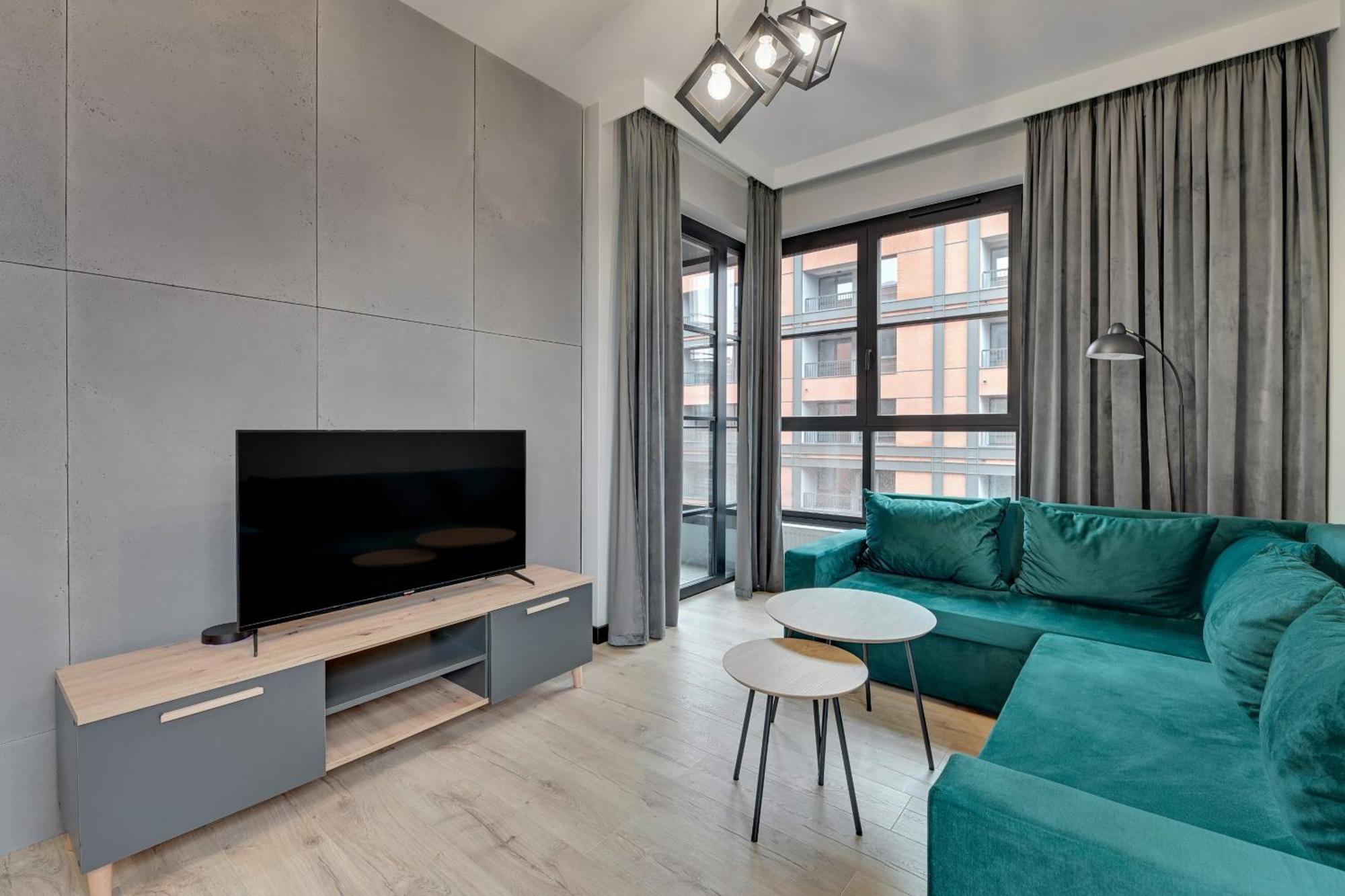 Doki Living - Foodhall & Parking By Downtown Apartments Гданск Екстериор снимка
